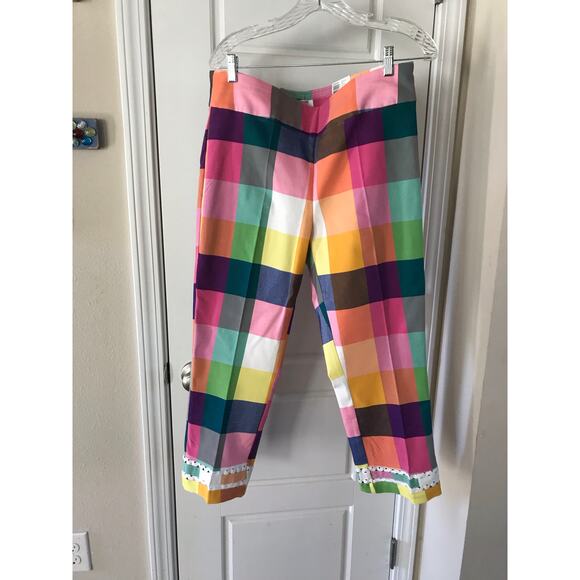 NWT Women’s Crown and Ivy Capris with White Trim Size 16 - Picture 1 of 6